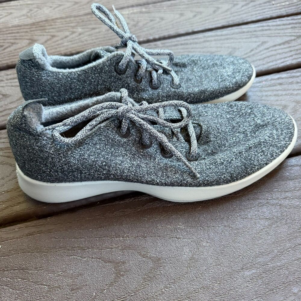 Allbirds Men's Wool Runners Merino Wool Gray Lightweight Sneakers Size 10 - Picture 2 of 7